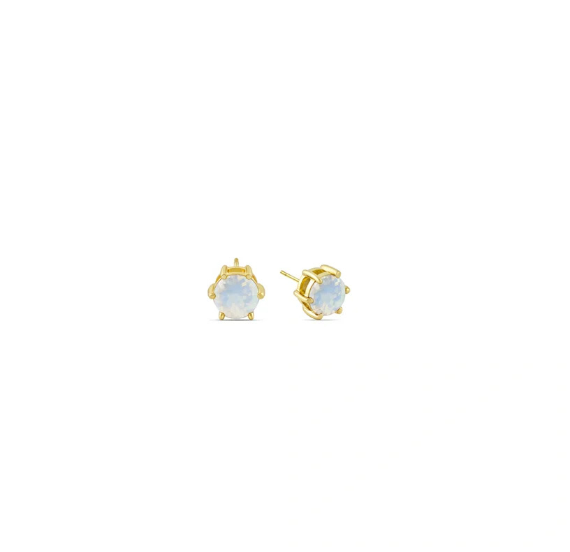 Moonstone Earrings – June Birthstone Gemstone Earrings Gift for Her