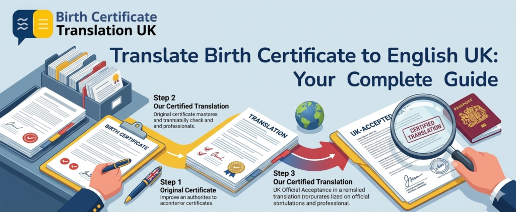 How to Translate a Birth Certificate to English in the UK (Complete Guide)