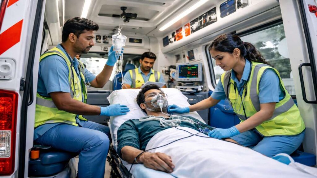 Reliable Ambulance Service in India for Critical Emergencies
