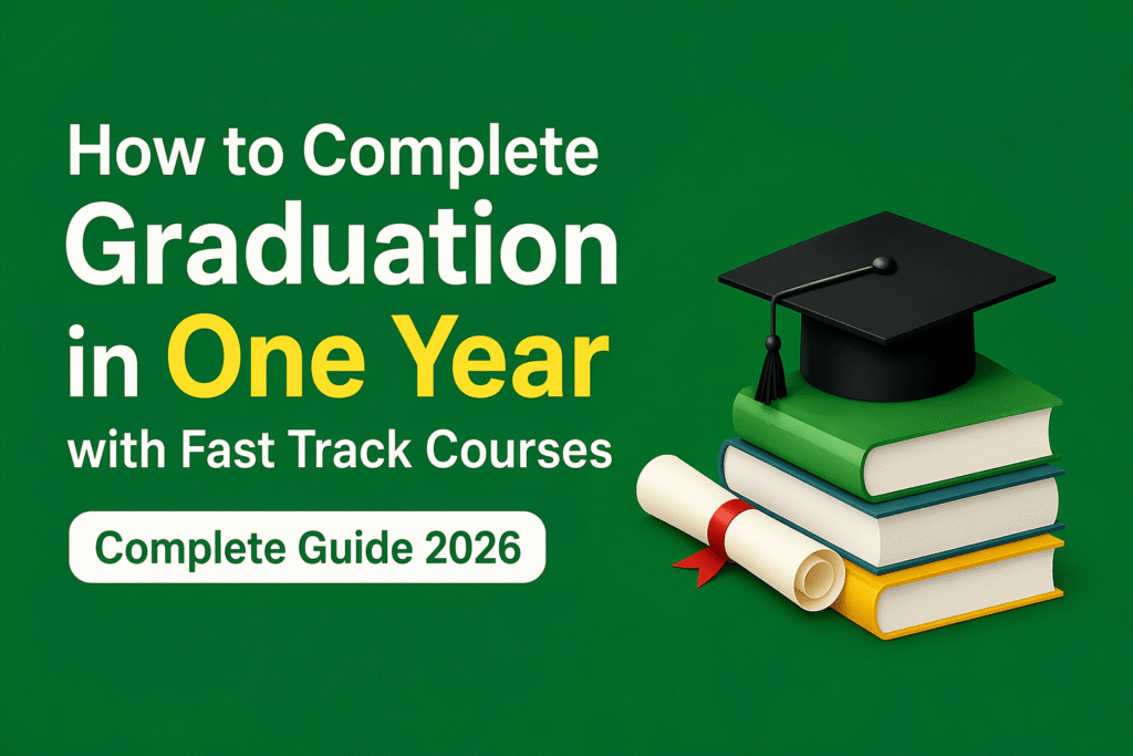 How to Complete Graduation in One Year with Fast Track Courses (2026 Guide)