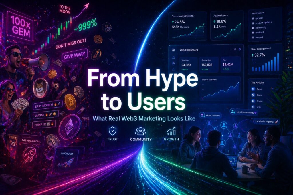 From Hype to Users: What Real Web3 Marketing Looks Like