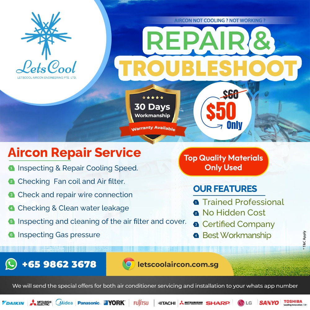 Best Deals on Aircon Repair Singapore