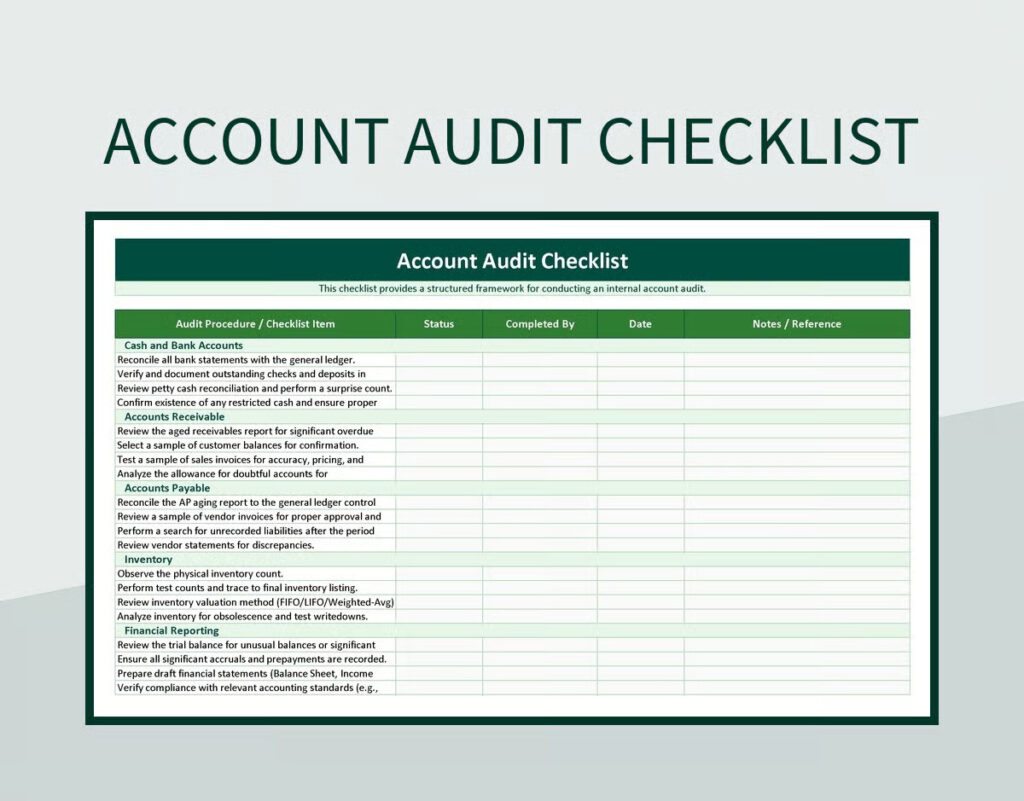 Finance Audit Checklist 2026 | Complete Guide for Accurate and Compliant Audits