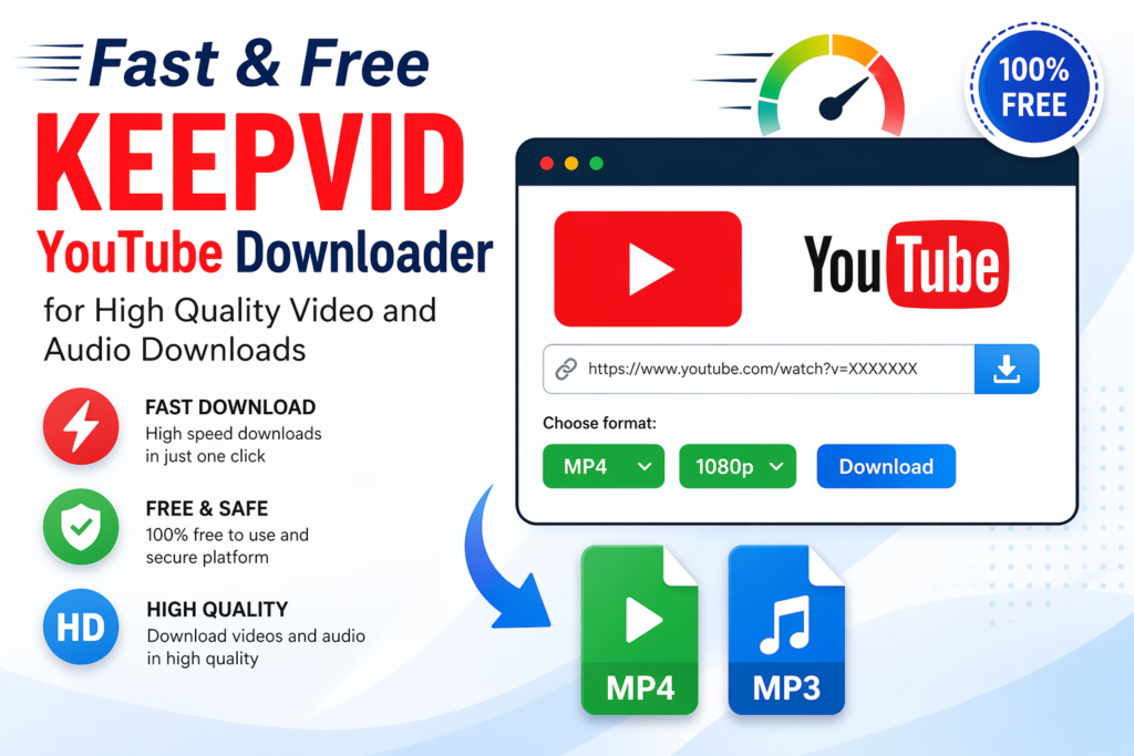 Fast & Free Keepvid YouTube Downloader for High Quality Video and Audio Downloads