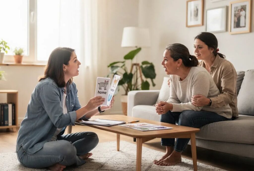 How Speech Therapy at Home for Adults Helps with Swallowing and Cognitive Skills