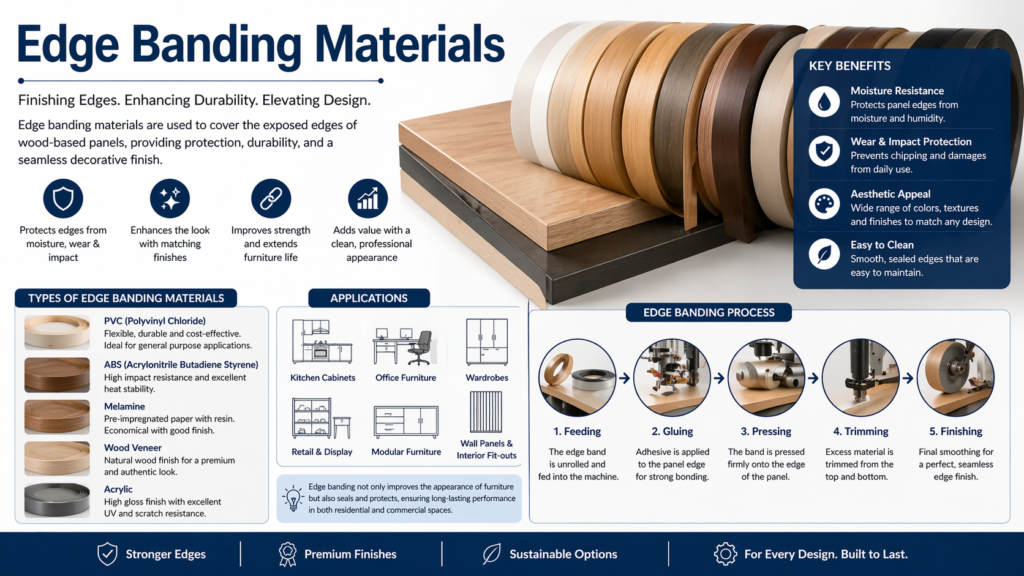 Edge Banding Materials Market Recent Developments and Industry News Highlighting Innovation and Sustainable Product Launches by 2034