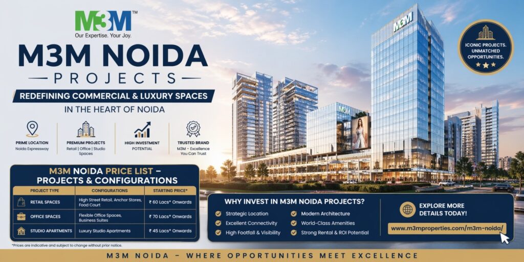 M3M Noida Projects – Unparalleled Experience, Exceptional Luxury