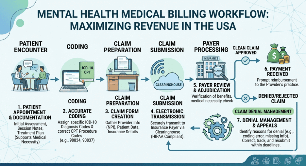 Why Outsourcing Mental Health Billing in USA Is a Smart Move for Modern Practices