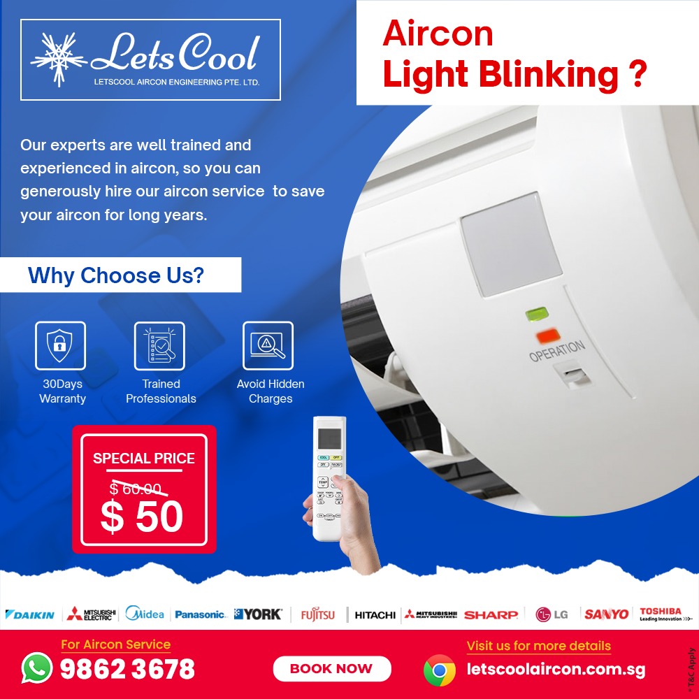 AC Blinking Light Immediate Service Support