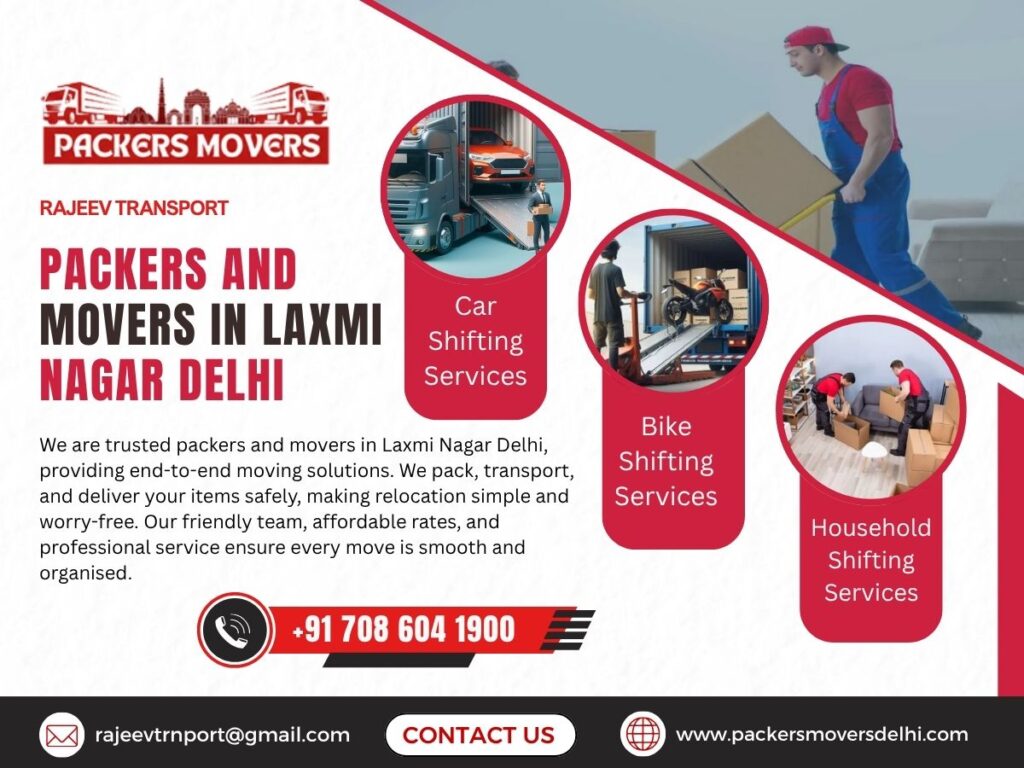 Packers and Movers in Laxmi Nagar: Complete Guide for Easy Shifting