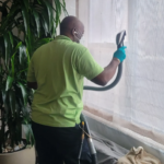 Fabric blinds cleaning service