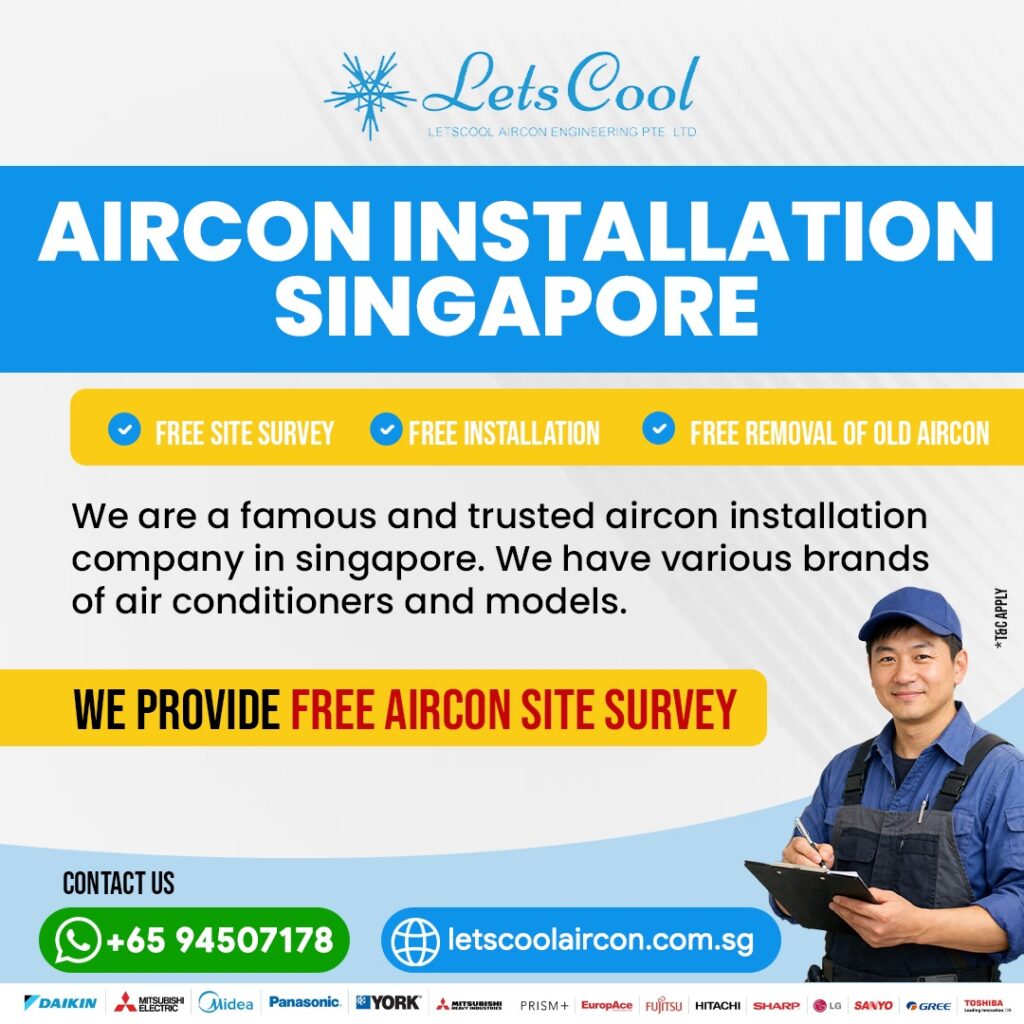 New Flat Aircon Installation – Professional Setup
