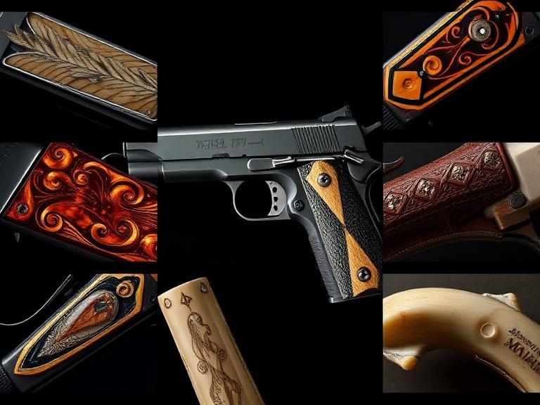Top 7 Most Unique 1911 Grips Ever Made: Rare Materials, and Handcrafted Precision