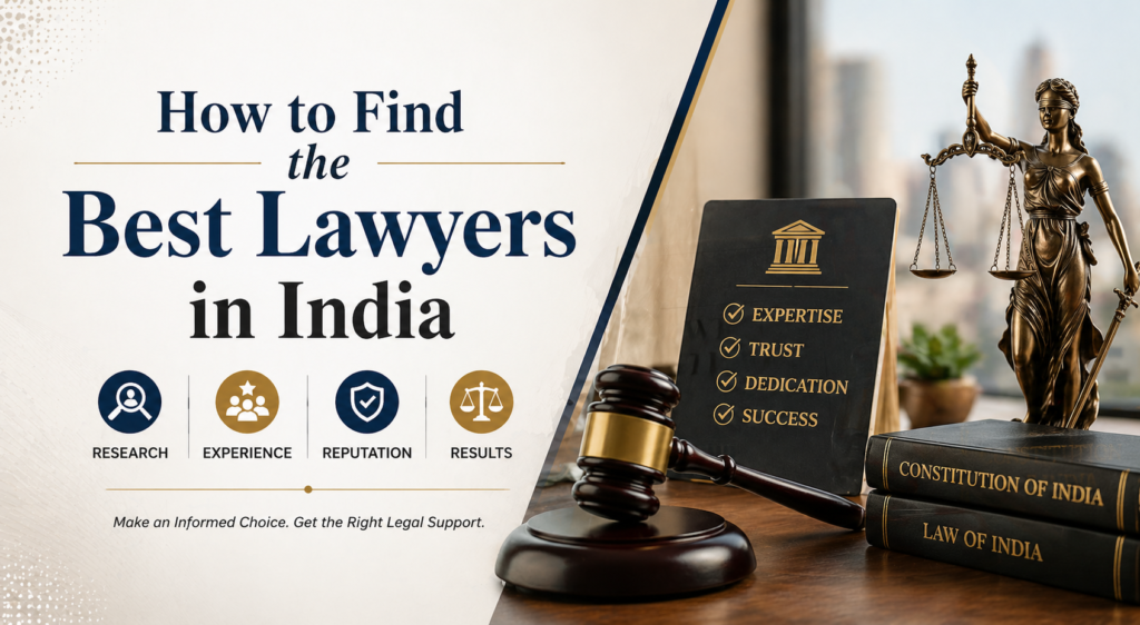 How to Find the Best Lawyers in India