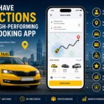 Must-Have Functions for a High-Performing Taxi Booking App