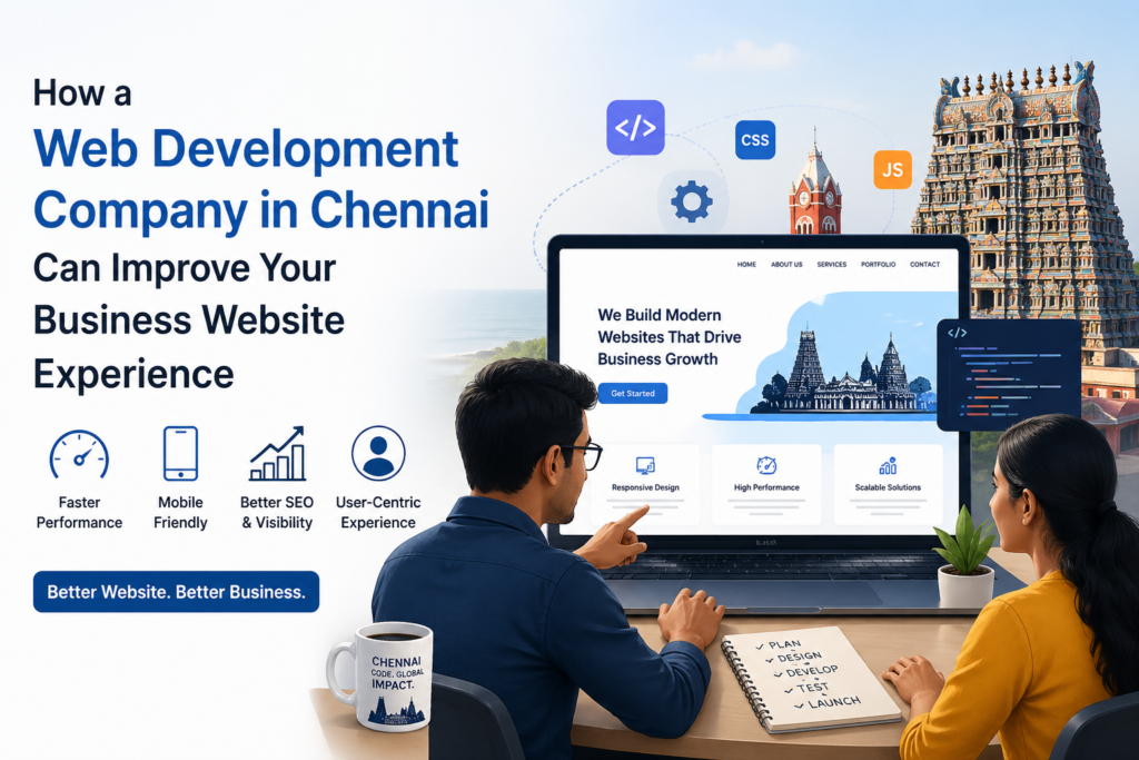 How a Web Development Company in Chennai Improves Your Business Website Experience