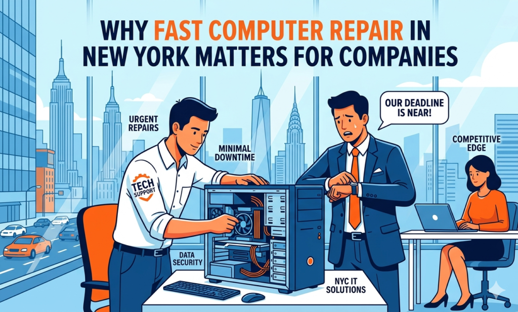 Why Fast Computer Repair in New York Matters for Companies
