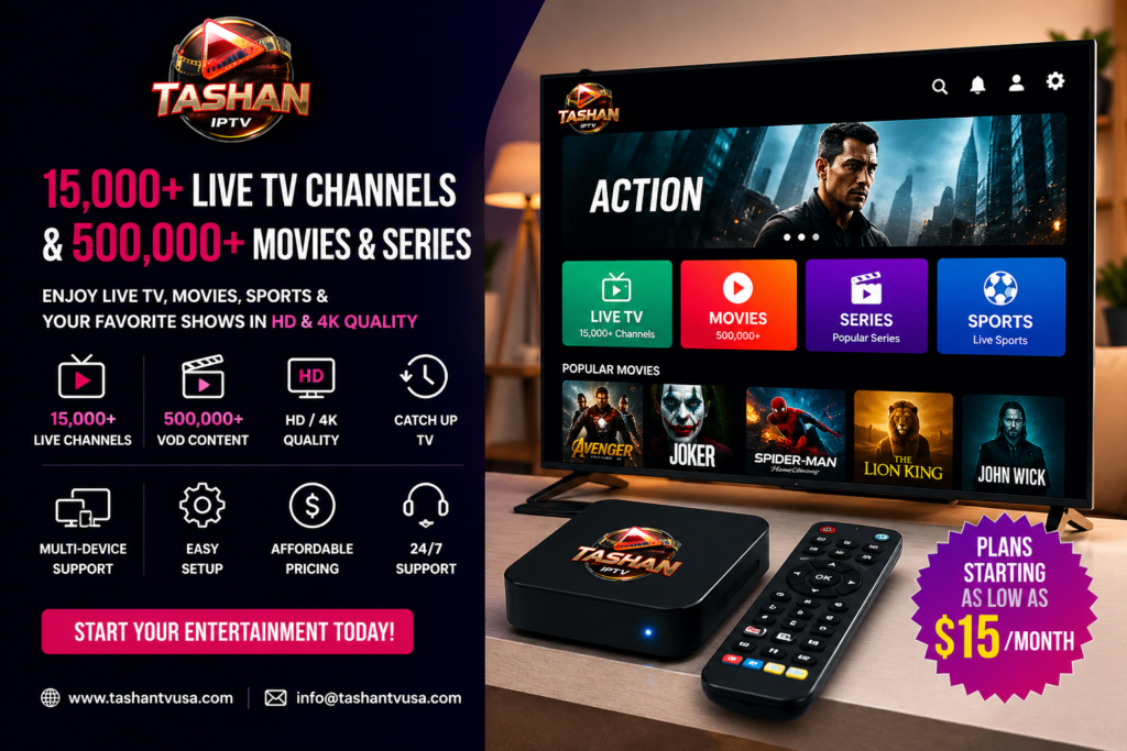 Best English IPTV Channels for Live TV & Entertainment