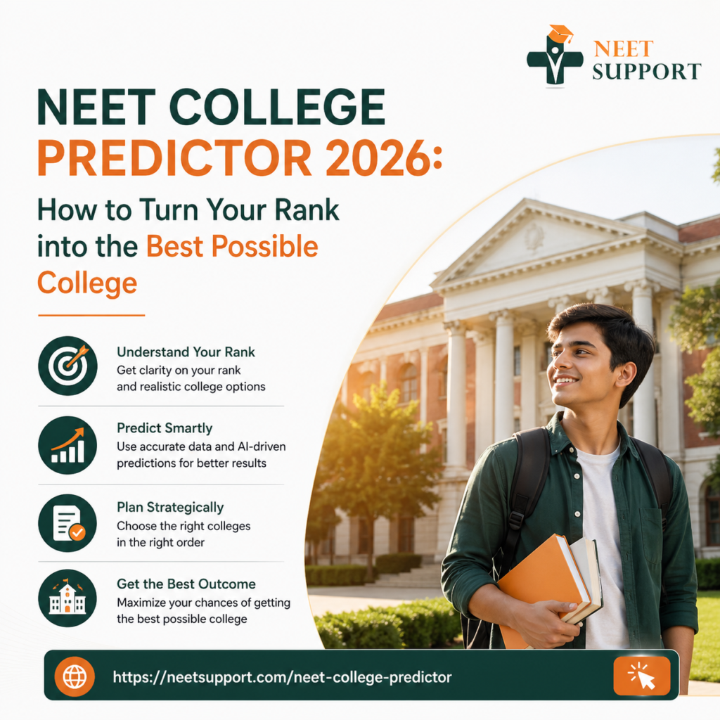 Neet College Predictor 2026: How to Turn Your Rank into the Best Possible College