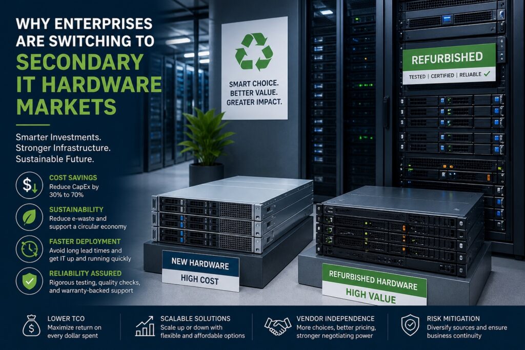 Why Enterprises Are Switching to Secondary IT Hardware Markets