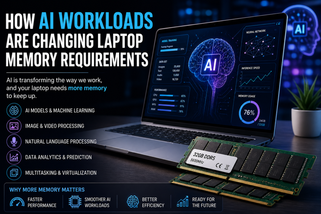 How AI Workloads Are Changing Laptop Memory Requirements