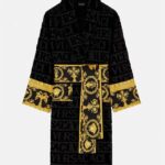 Luxury Versace Robe Inspired Elegant Loungewear Style: