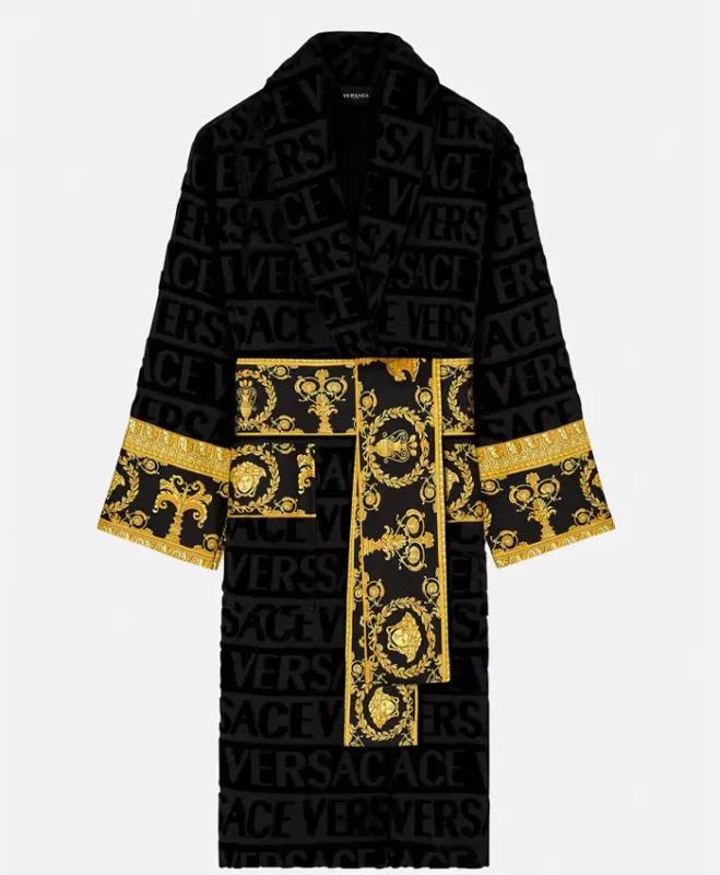 Luxury Versace Robe Inspired Elegant Loungewear Style: