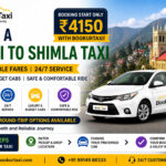 Delhi to Shimla Taxi | Booking Start Only INR 4150