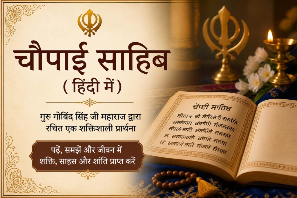 Chaupai Sahib in Hindi: A Powerful Prayer for Strength and Peace