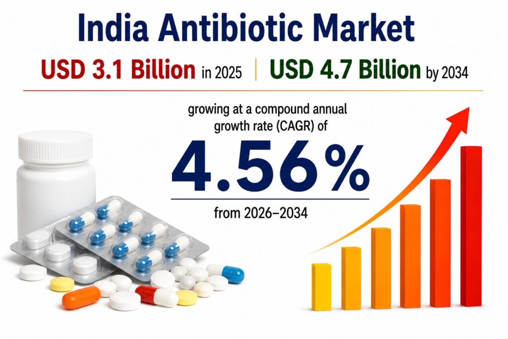 India Antibiotic Market Size, Demand, Dynamics and Analysis 2026–2034