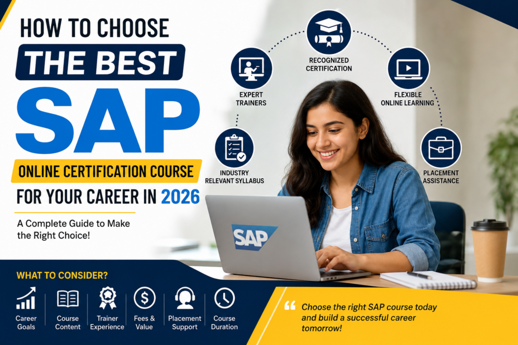 How to Choose the Best SAP Online Certification Course for Your Career in 2026