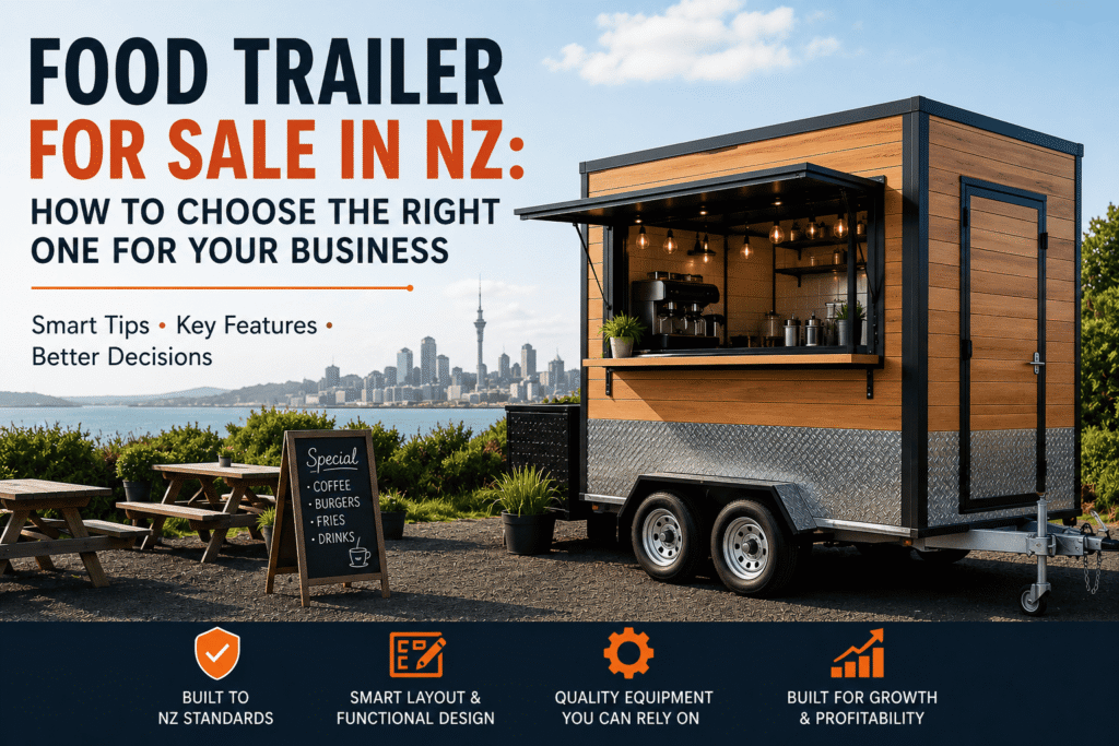 Food Trailer for Sale in NZ: How to Choose the Right One for Your Business