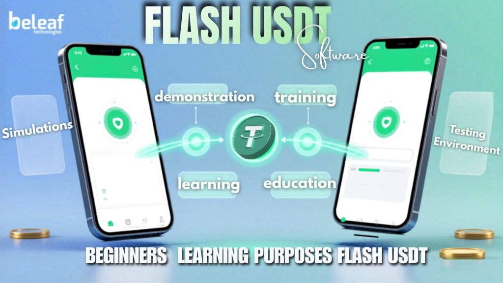 Why smart beginners understand Flash USDT software for learning purposes