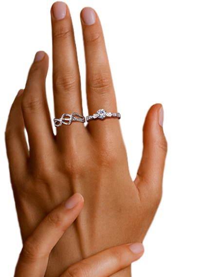 Silver Diamond Rings for Everyday Elegance | Stylish Silver Rings for Women