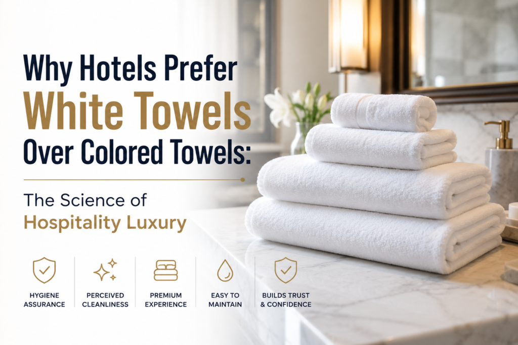 Why Hotels Prefer White Towels Over Colored Towels: The Science of Hospitality Luxury