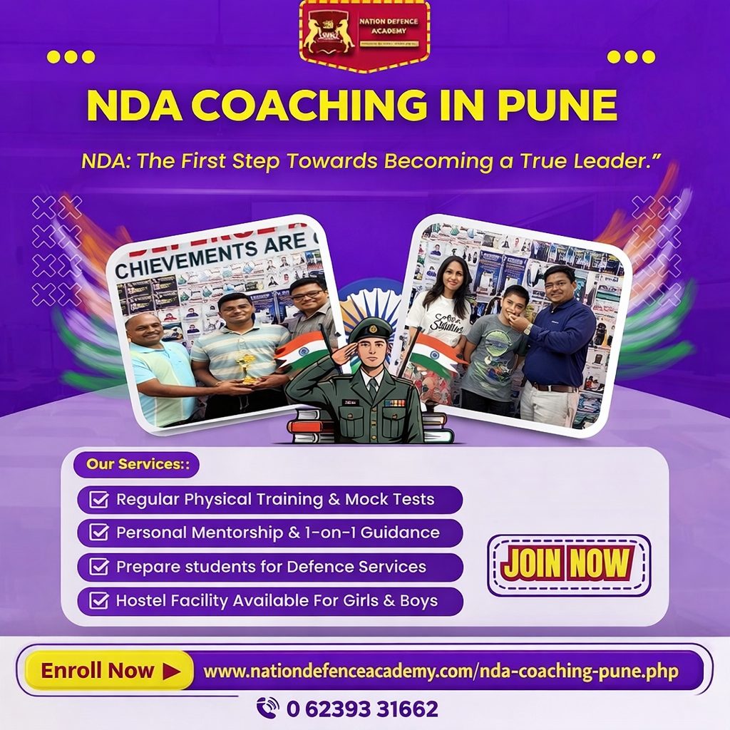 Nation Defence Academy – Expert NDA Coaching in Pune for 11th and 12th Aspirants