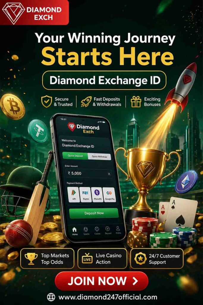 Diamond 247 – India’s Trusted Platform for Online Cricket Betting and Exchange IDs