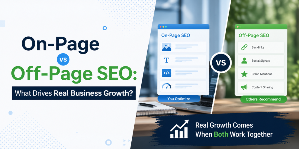 On-Page vs Off-Page SEO: What Drives Real Business Growth?