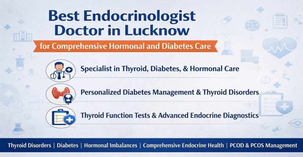 Better Hormone Balance Begins with the Best Endocrinologist in Lucknow