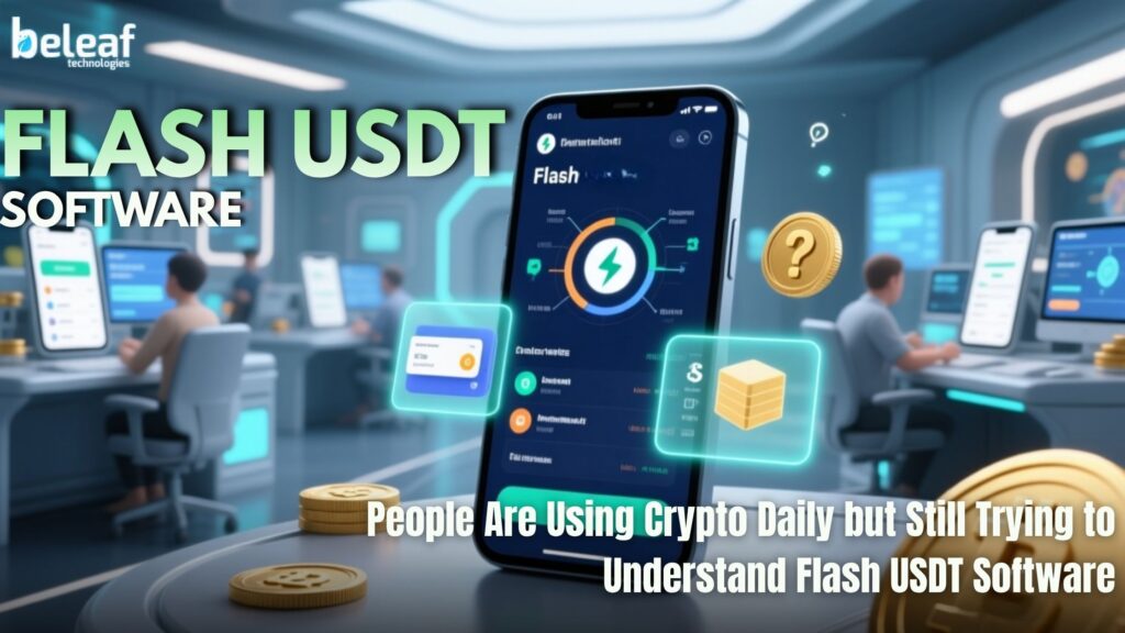 People Are Using Crypto Daily but Still Trying to Understand Flash USDT Software