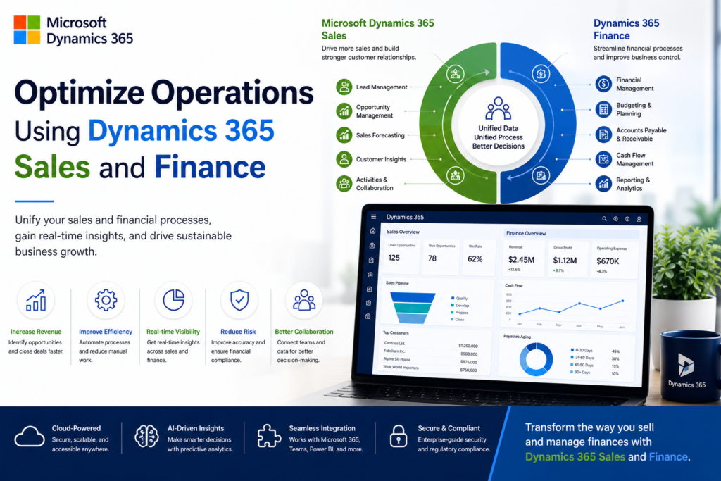 Optimize Operations Using Dynamics 365 Sales and Finance