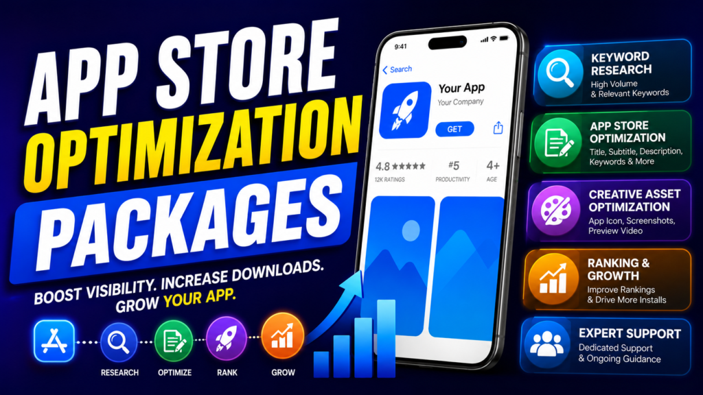 Scalable App Store Optimization Packages For Better App Reach