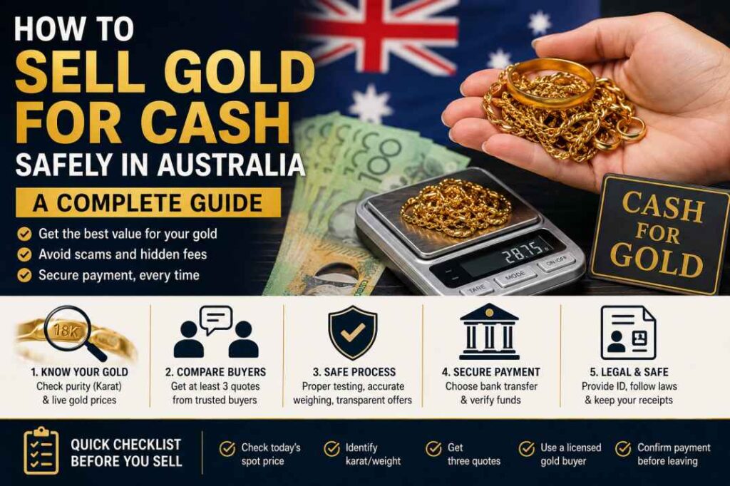 How to Sell Gold for Cash Safely in Australia: A Complete Guide to Cash for Gold