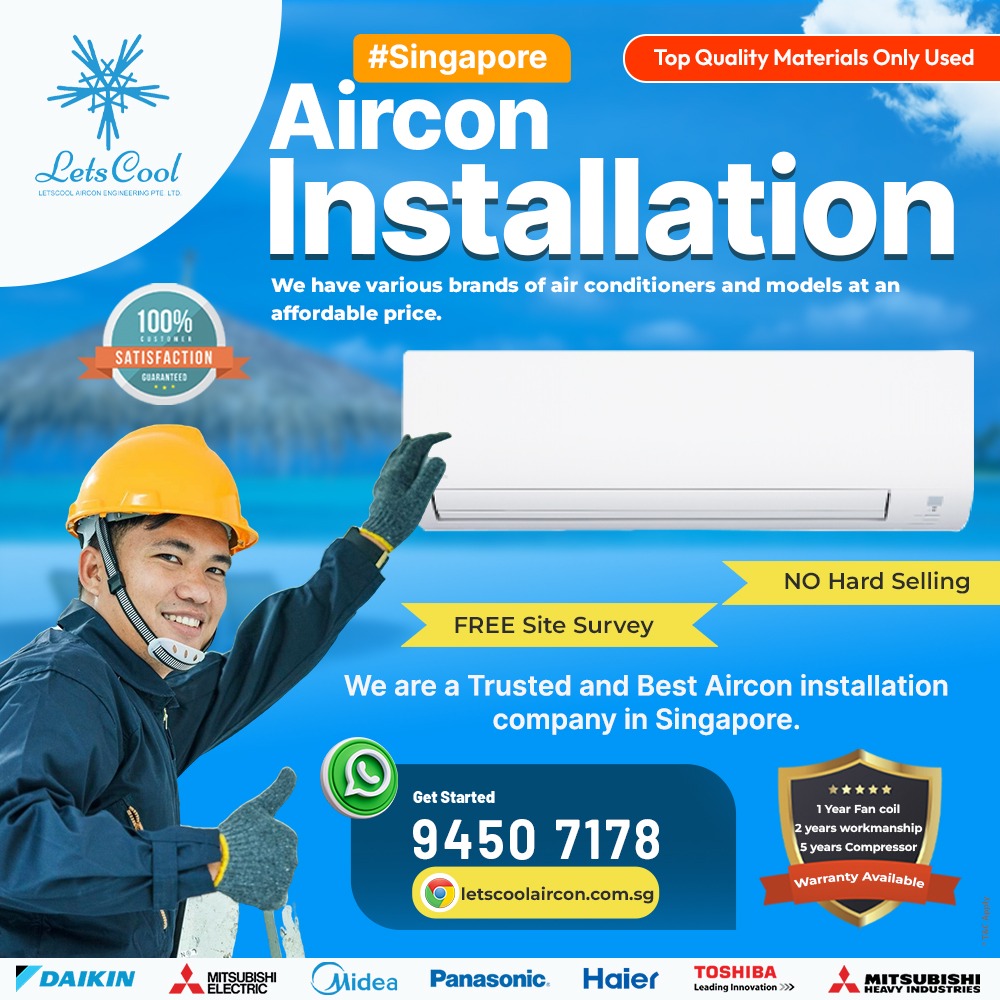 Same Day Aircon Installation Singapore – Book Now
