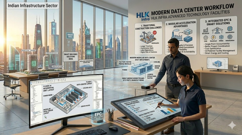 Modular vs. Traditional: Accelerating Data Center Delivery Timelines in India.