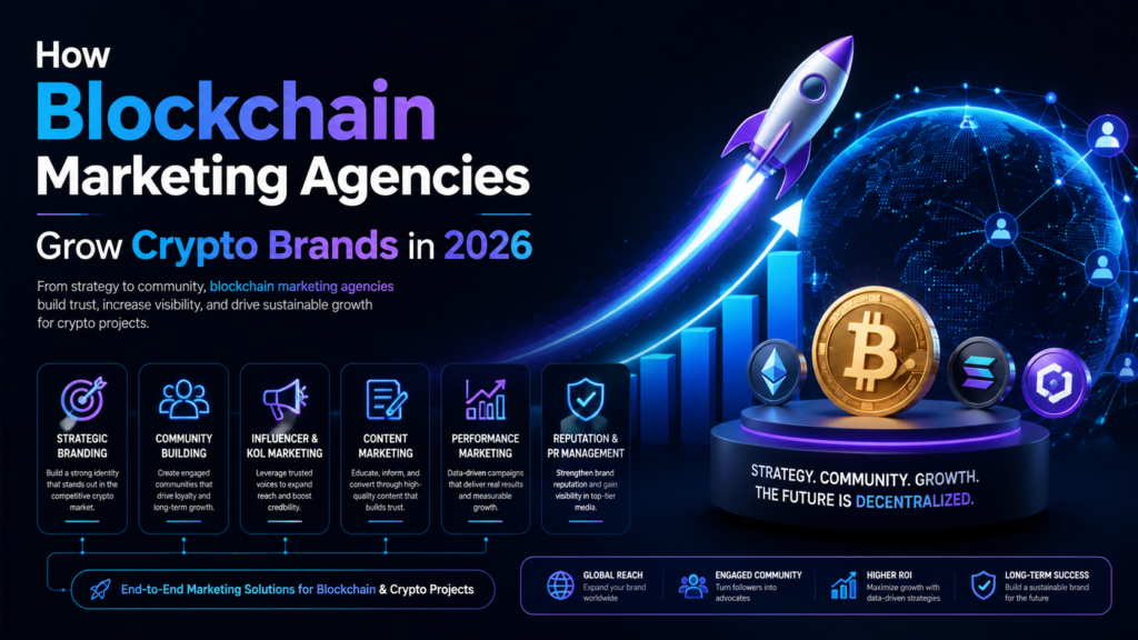 How Blockchain Marketing Agencies Grow Crypto Brands in 2026