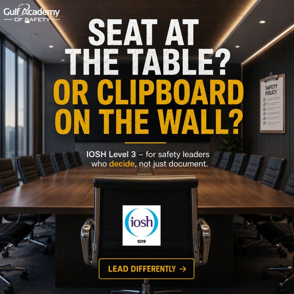 How the IOSH Level 3 Certificate Boosts Your HSE Career in the Gulf