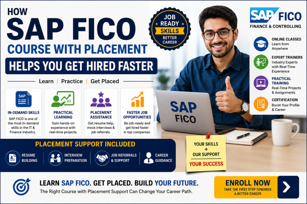 How SAP FICO Course with Placement Helps You Get Hired Faster