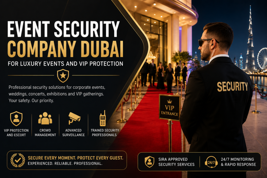 Event Security Company Dubai for Luxury Events and VIP Protection