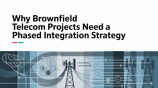 Why Brownfield Telecom Projects Need a Phased Integration Strategy